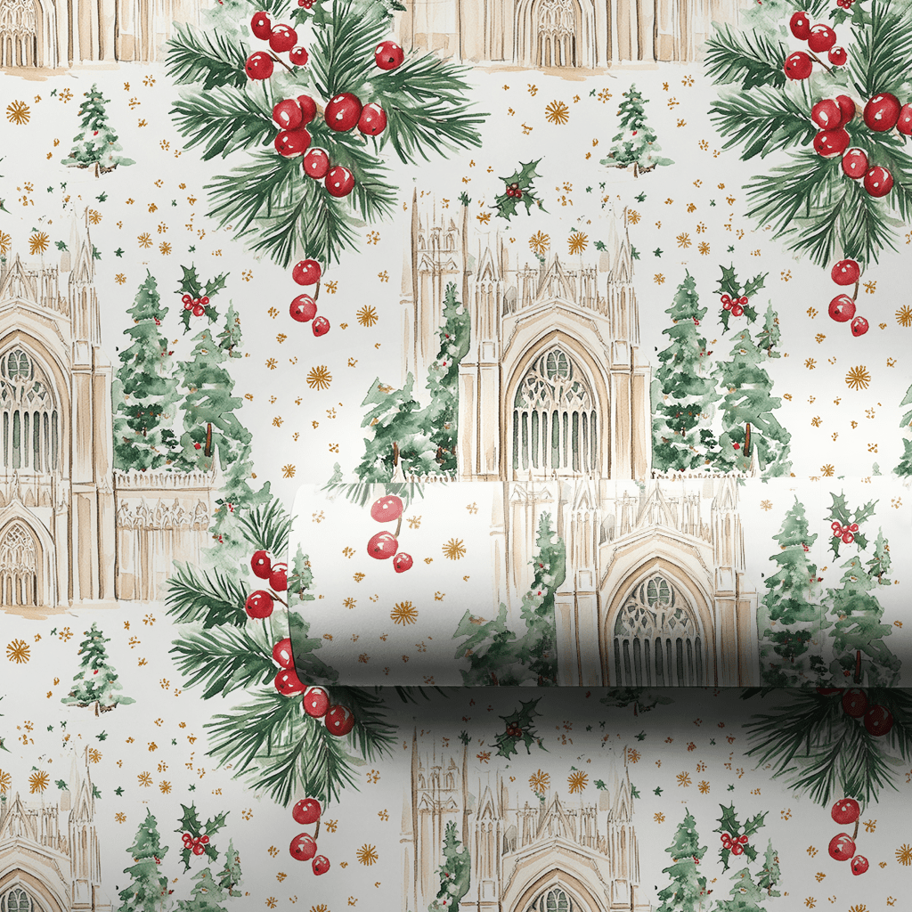 Joyful Cathedral - Wrapping Paper - Aspen & Arlo
