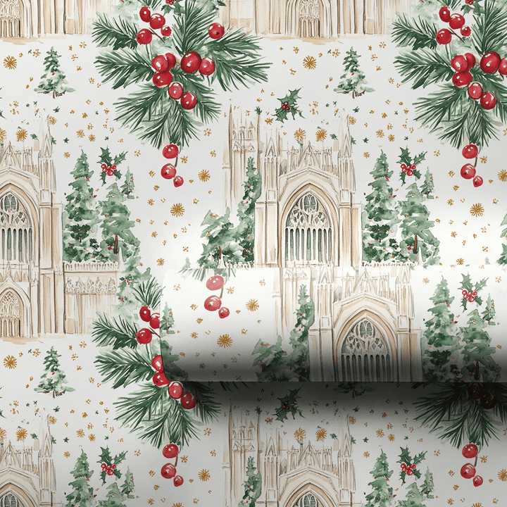 Joyful Cathedral - Wrapping Paper - Aspen & Arlo