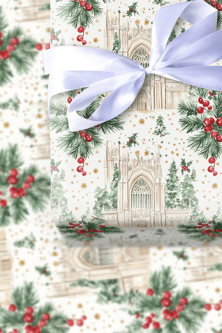 Joyful Cathedral - Wrapping Paper - Aspen & Arlo