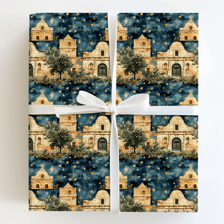 Alamo Christmas - Wrapping Paper - Aspen & Arlo