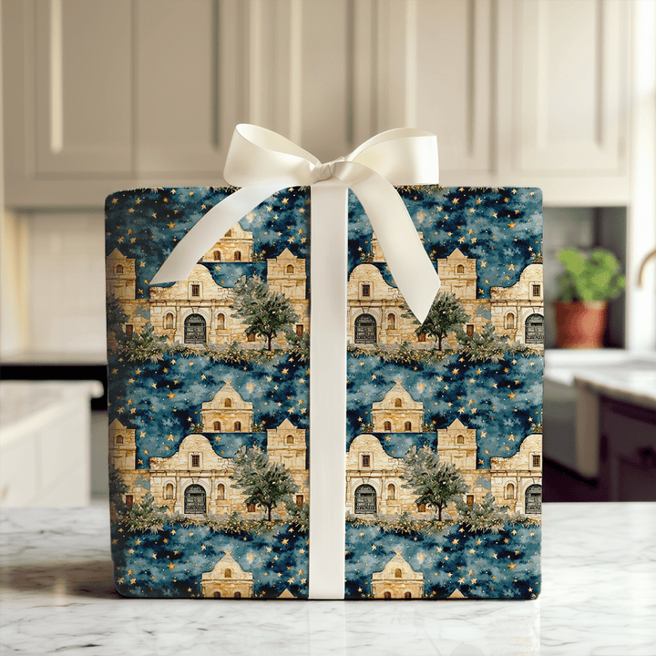 Alamo Christmas - Wrapping Paper - Aspen & Arlo