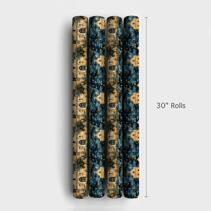 Alamo Christmas - Wrapping Paper - Aspen & Arlo
