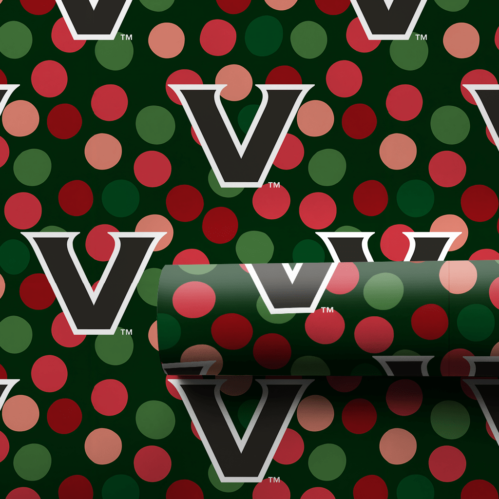 Vanderbilt Winter Dot - Wrapping Paper - Aspen & Arlo