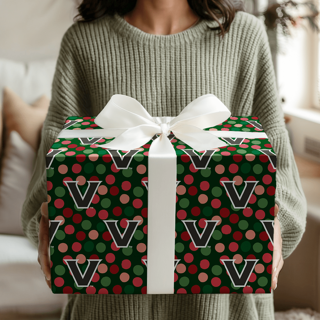 Vanderbilt Winter Dot - Wrapping Paper - Aspen & Arlo