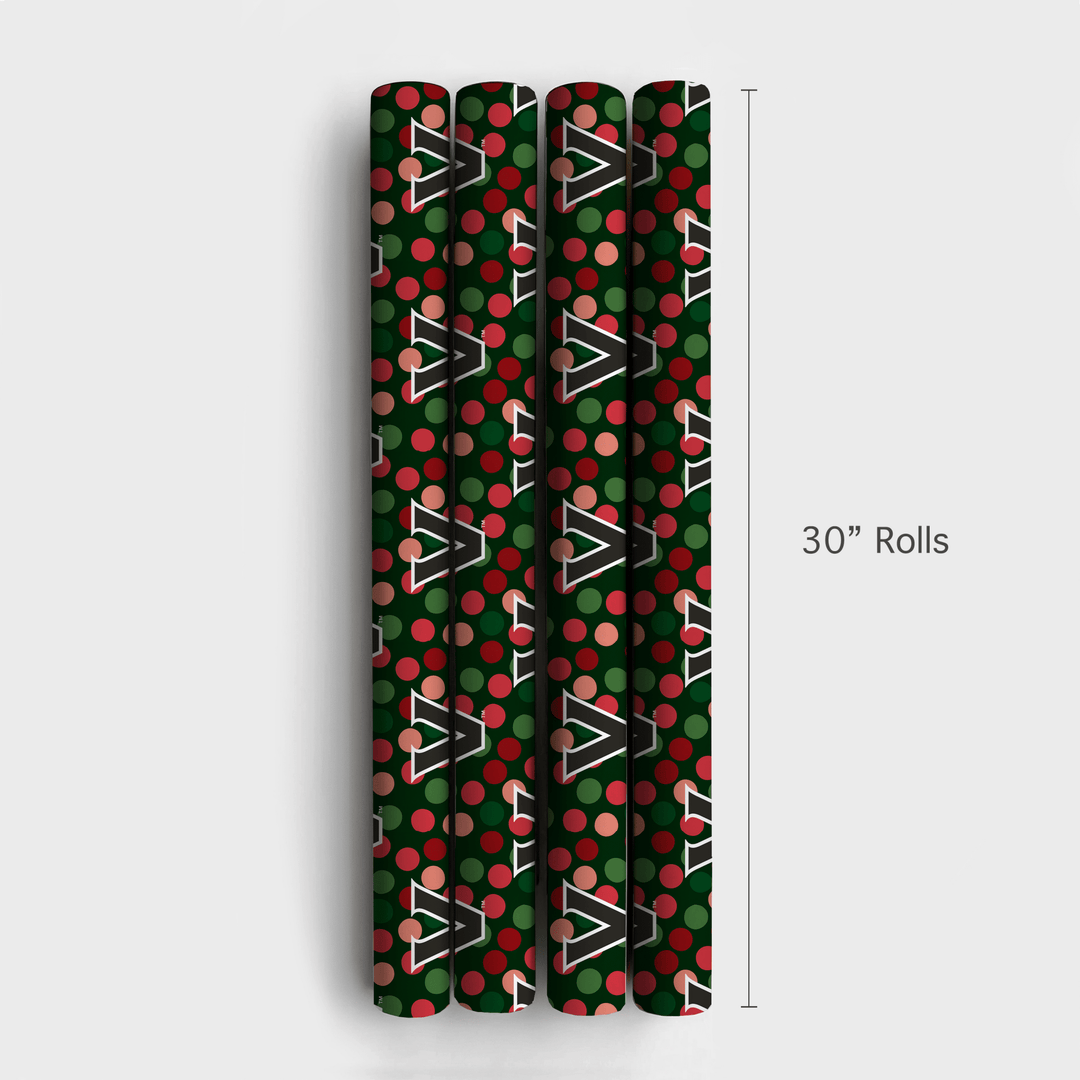 Vanderbilt Winter Dot - Wrapping Paper - Aspen & Arlo
