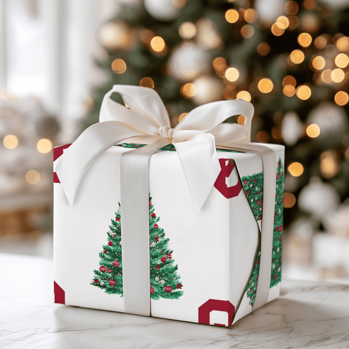 Crimson & Pine - Wrapping Paper - Aspen & Arlo
