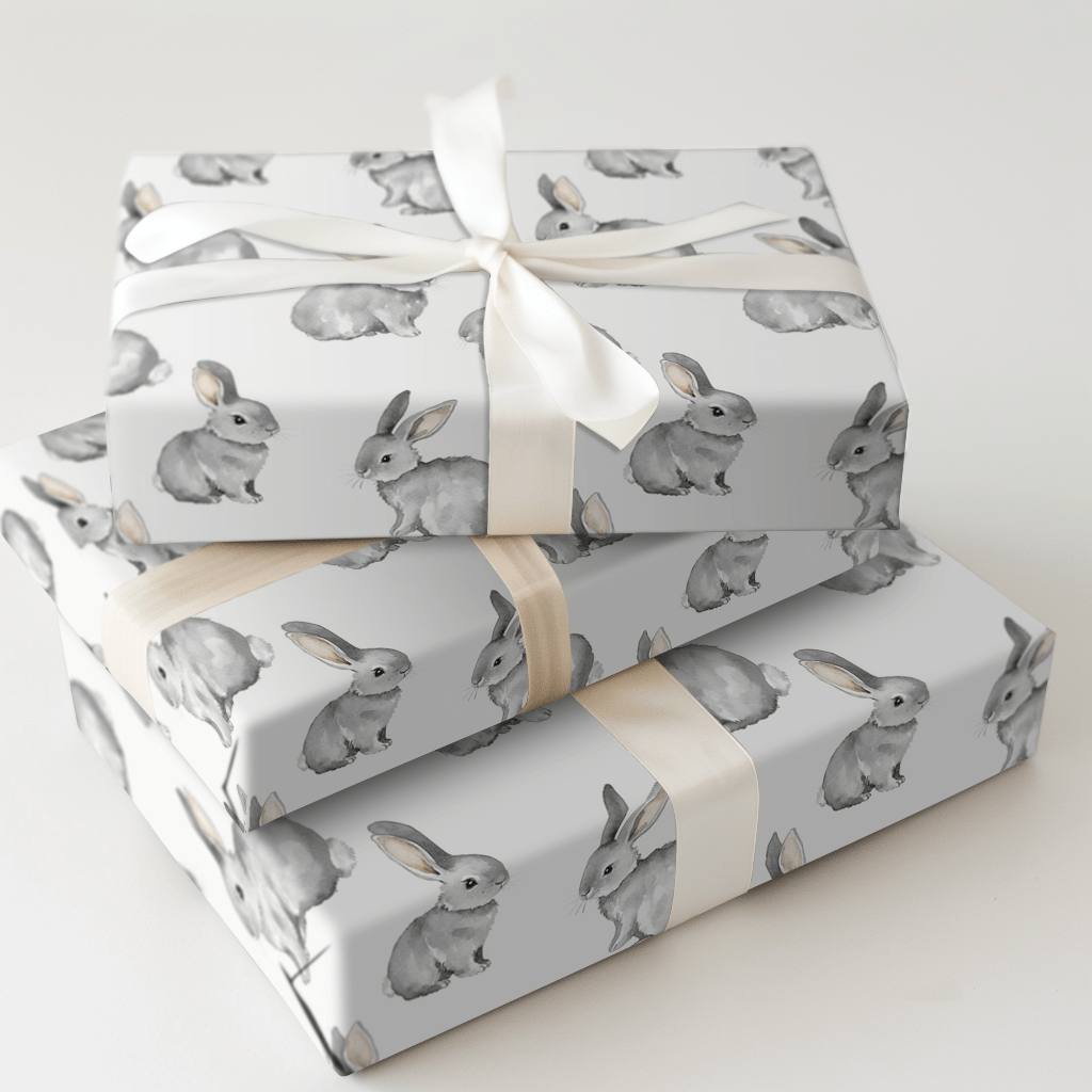Silver Fluff - Wrapping Paper - Aspen & Arlo