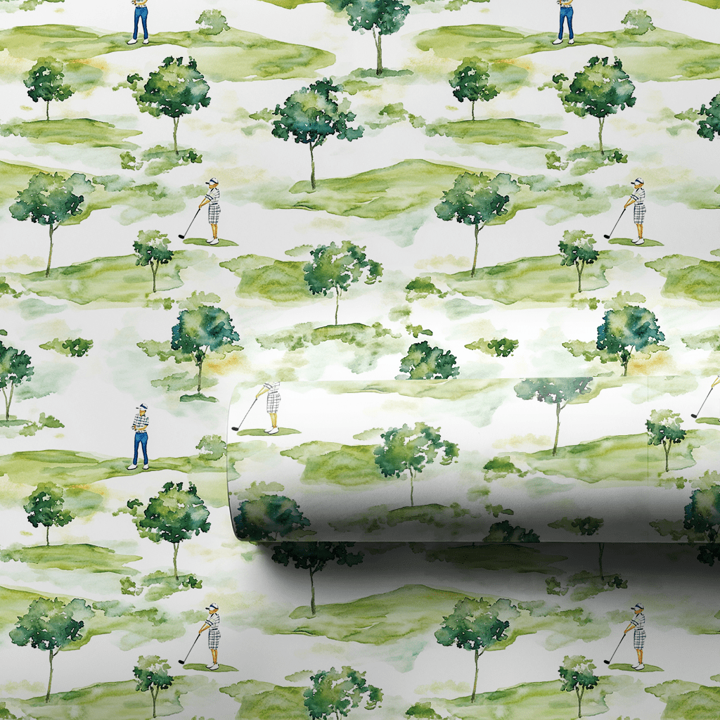 Kiss My Putt - Wrapping Paper - Aspen & Arlo