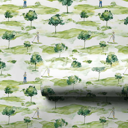 Kiss My Putt - Wrapping Paper - Aspen & Arlo