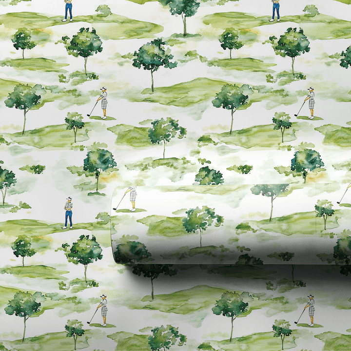 Kiss My Putt - Wrapping Paper - Aspen & Arlo