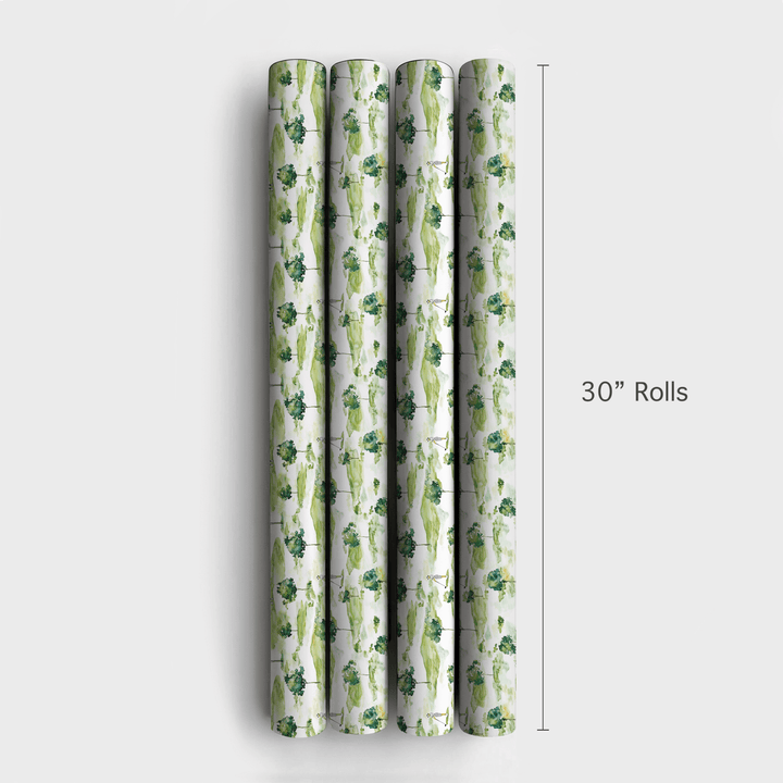Kiss My Putt - Wrapping Paper - Aspen & Arlo