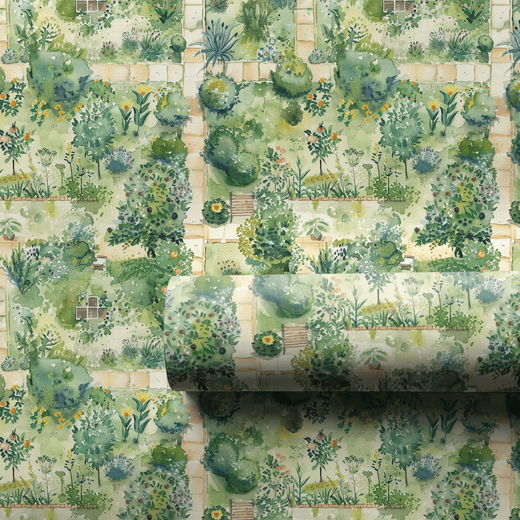 Garden Block - Wrapping Paper - Aspen & Arlo