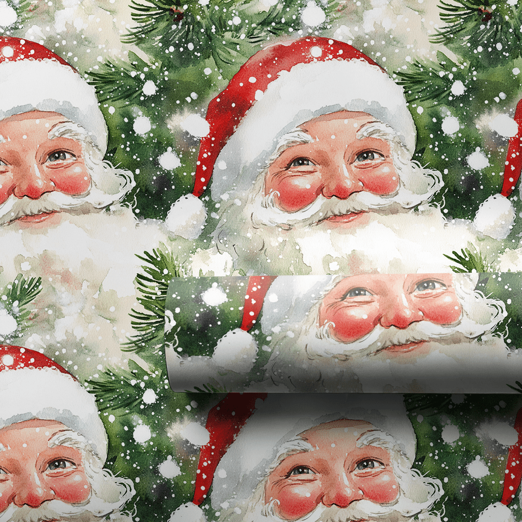 Frosted Evergreen Cheer - Wrapping Paper - Aspen & Arlo
