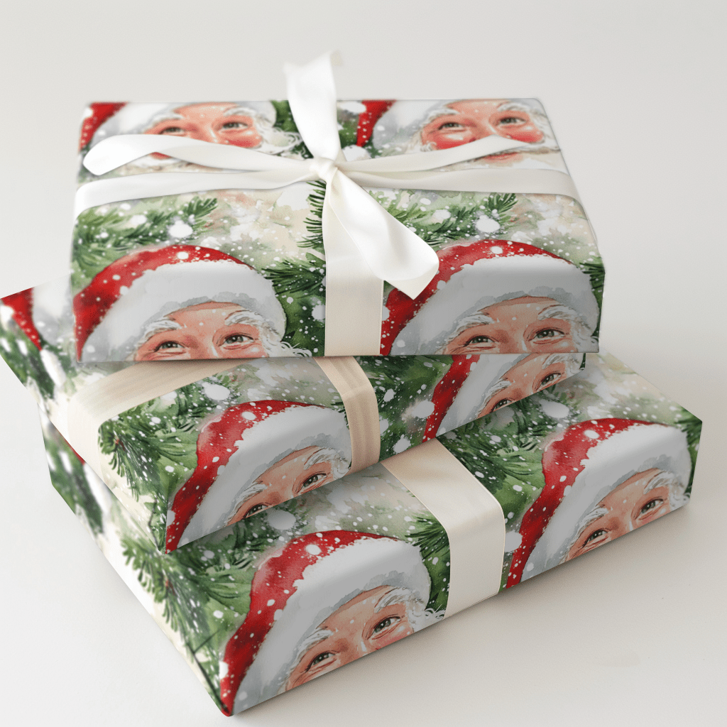 Frosted Evergreen Cheer - Wrapping Paper - Aspen & Arlo