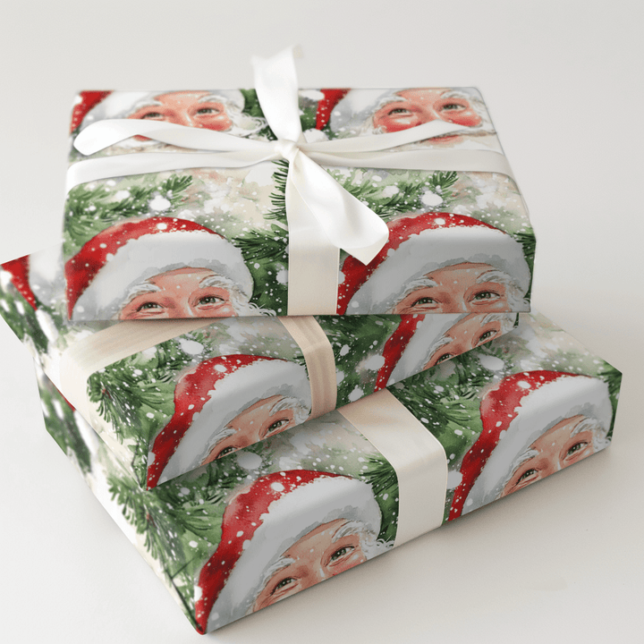 Frosted Evergreen Cheer - Wrapping Paper - Aspen & Arlo