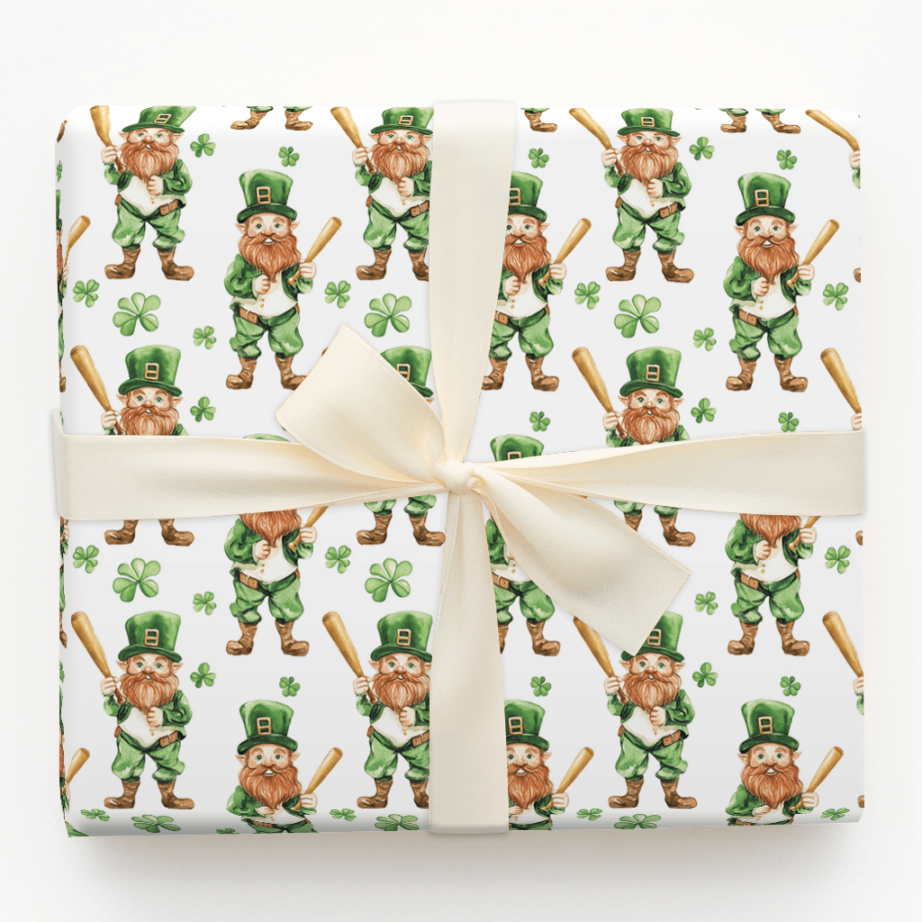 Shamrock Slugger - Wrapping Paper - Aspen & Arlo
