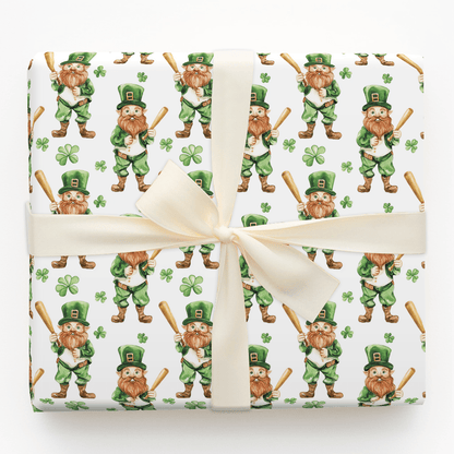 Shamrock Slugger - Wrapping Paper - Aspen & Arlo