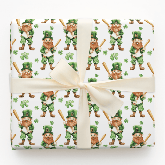 Shamrock Slugger - Wrapping Paper - Aspen & Arlo