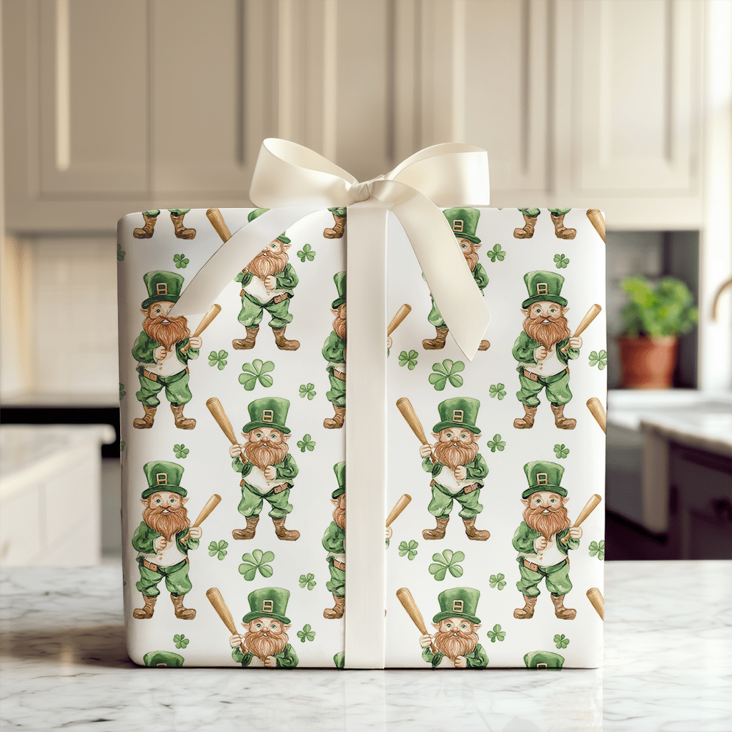 Shamrock Slugger - Wrapping Paper - Aspen & Arlo