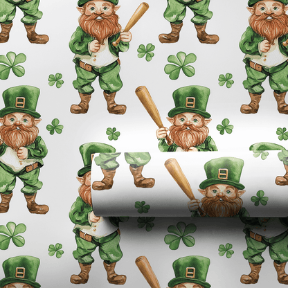Shamrock Slugger - Wrapping Paper - Aspen & Arlo