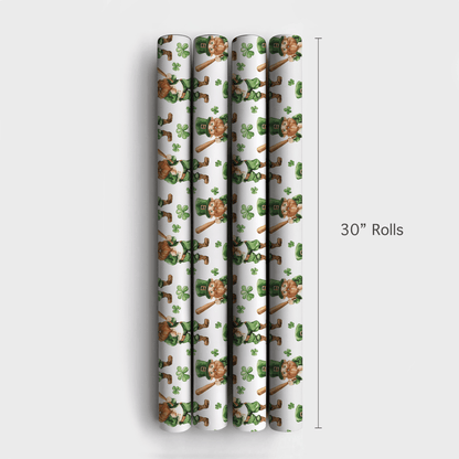 Shamrock Slugger - Wrapping Paper - Aspen & Arlo