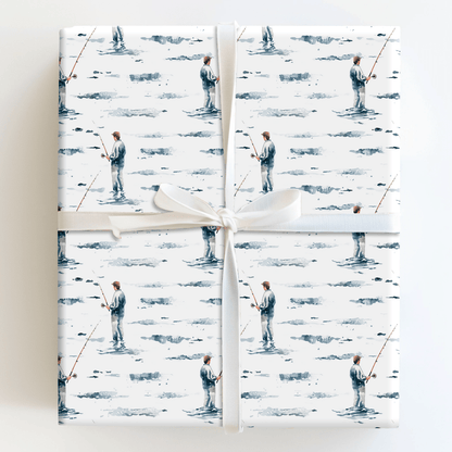 Streamside with Dad - Wrapping Paper - Aspen & Arlo