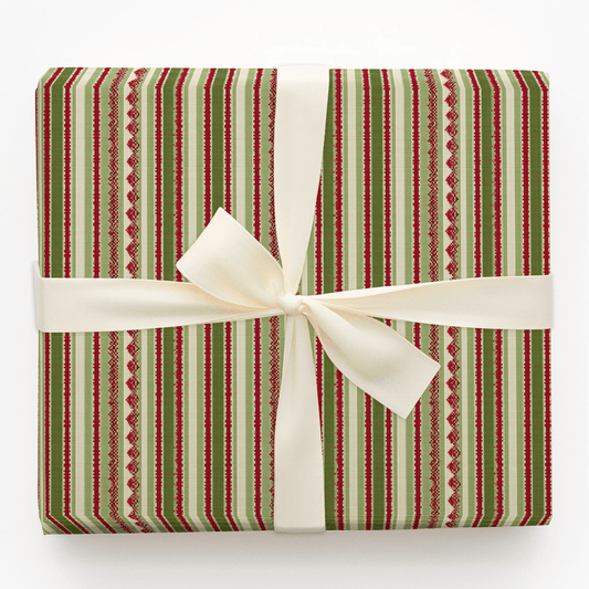 Deck the Stitches - Wrapping Paper - Aspen & Arlo