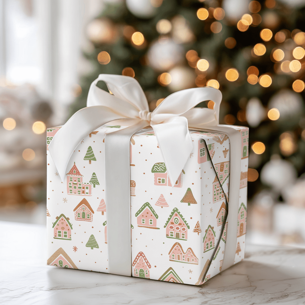 Gingerbread Cottage - Wrapping Paper - Aspen & Arlo