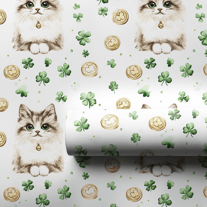 Golden with the Persian - Wrapping Paper - Aspen & Arlo