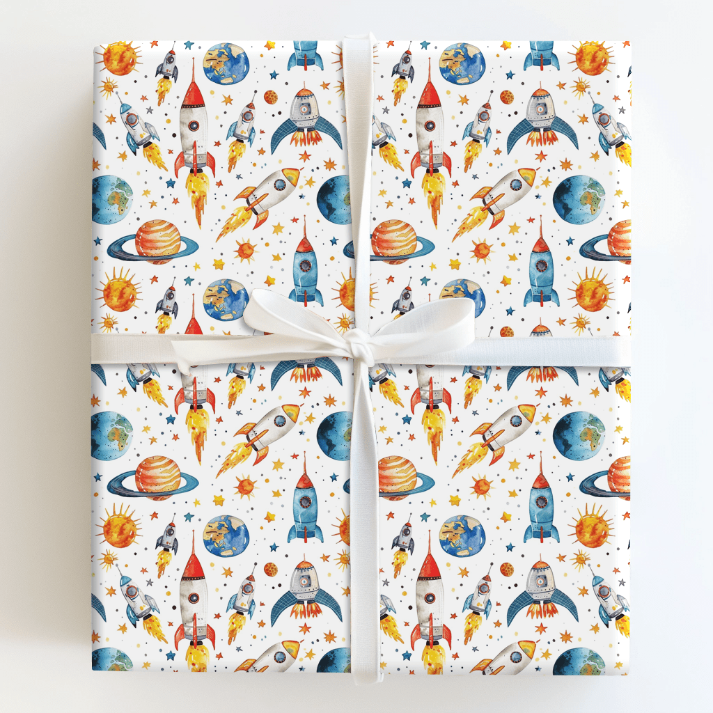 Space Race - Wrapping Paper - Aspen & Arlo