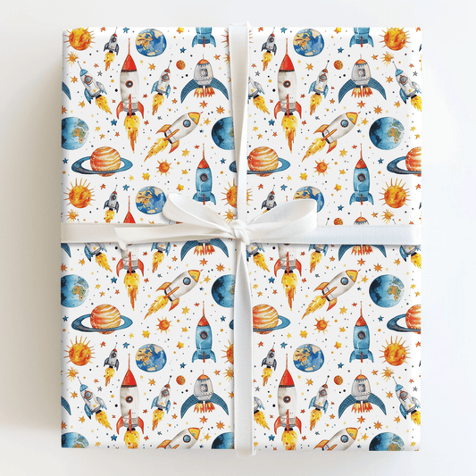 Space Race - Wrapping Paper - Aspen & Arlo