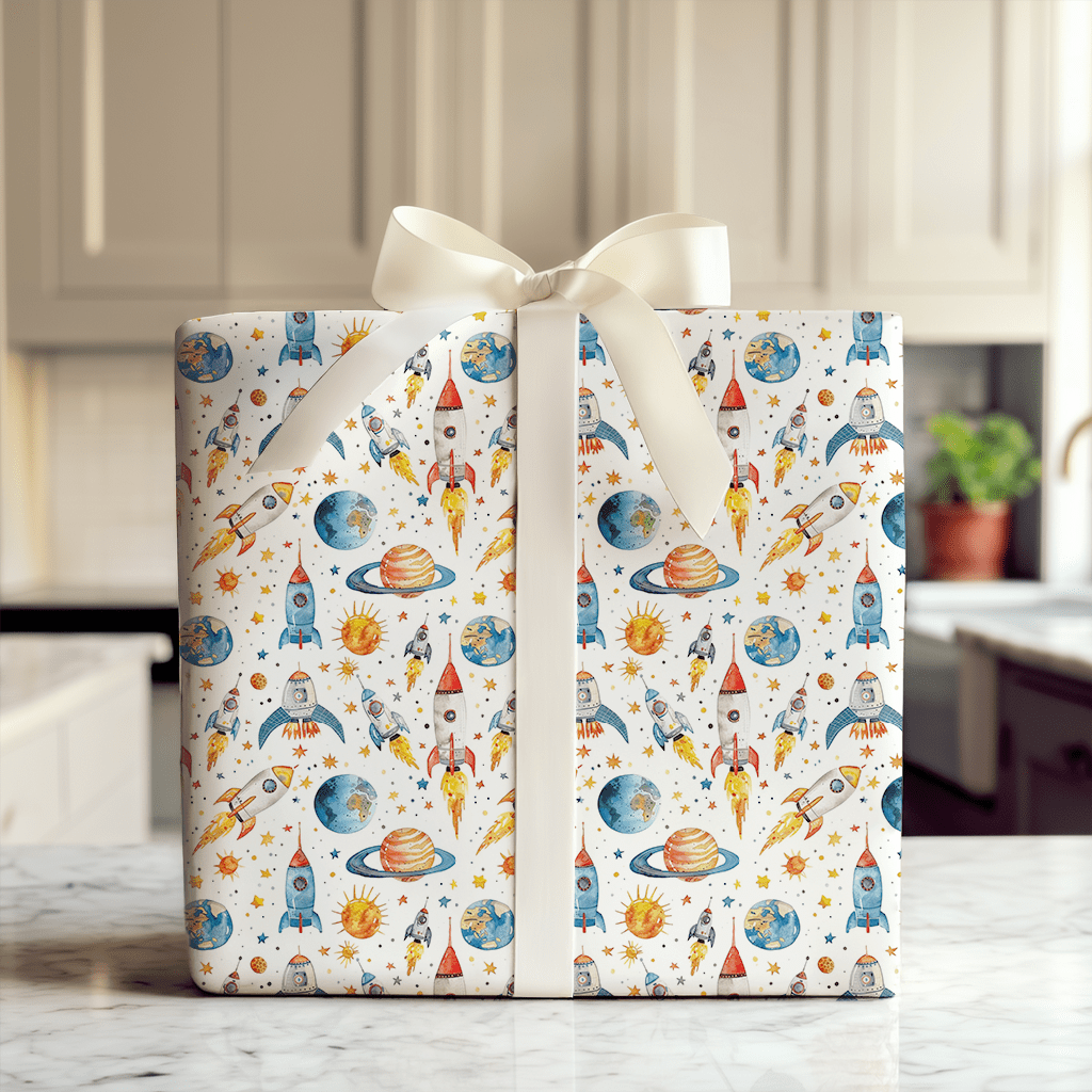 Space Race - Wrapping Paper - Aspen & Arlo