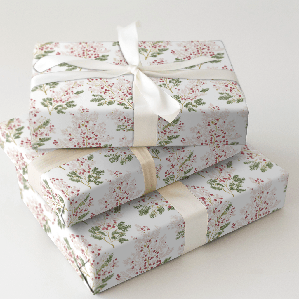 Snowberry - Wrapping Paper - Aspen & Arlo