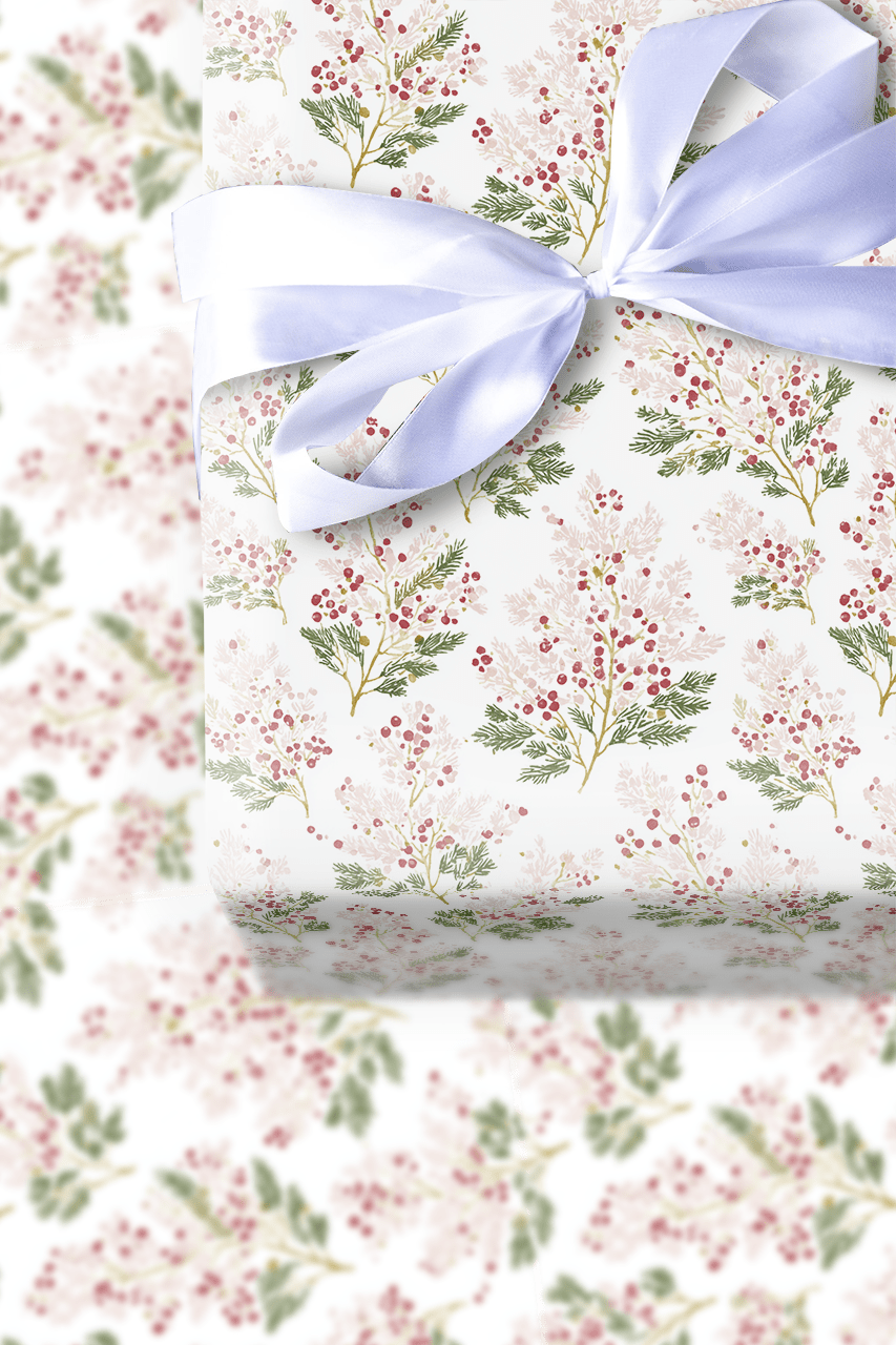 Snowberry - Wrapping Paper - Aspen & Arlo