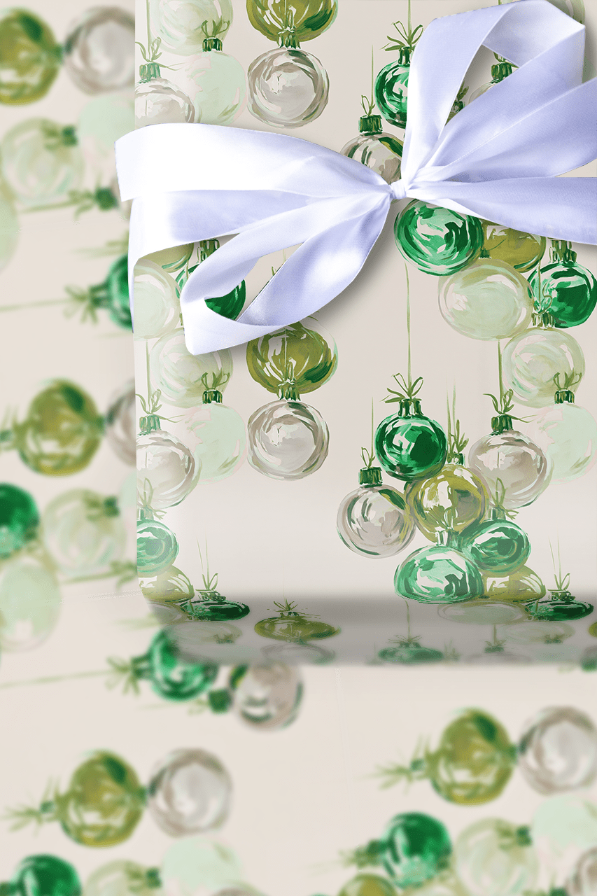 Green Nelson - Wrapping Paper - Aspen & Arlo