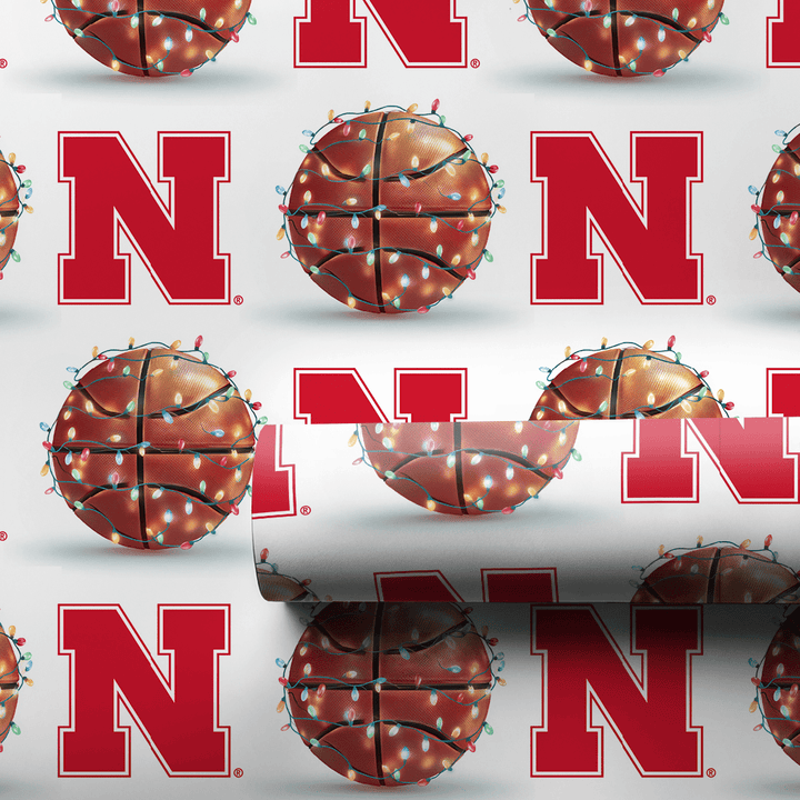 Holiday Hoops Huskers - Wrapping Paper - Aspen & Arlo
