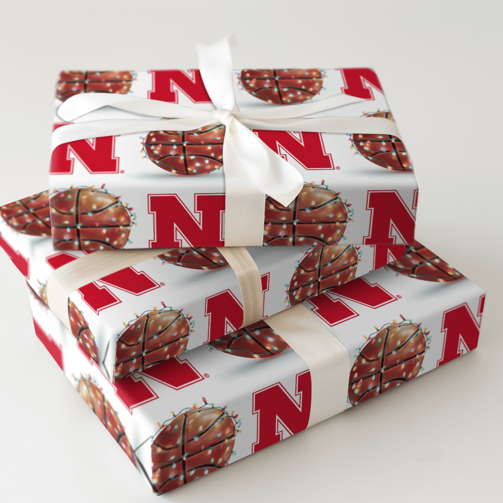 Holiday Hoops Huskers - Wrapping Paper - Aspen & Arlo