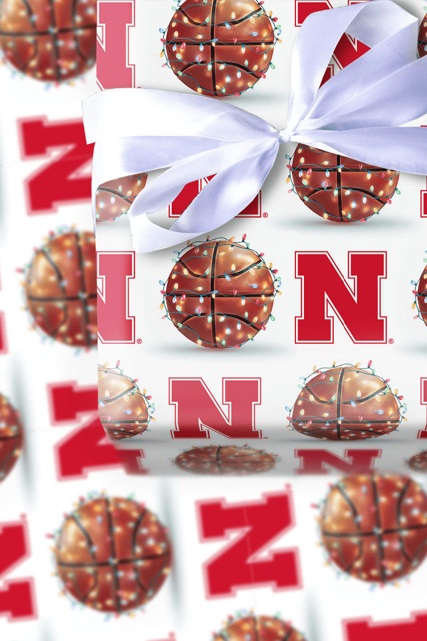 Holiday Hoops Huskers - Wrapping Paper - Aspen & Arlo