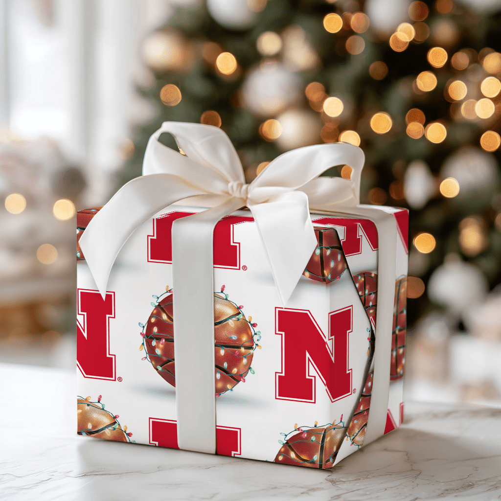 Holiday Hoops Huskers - Wrapping Paper - Aspen & Arlo