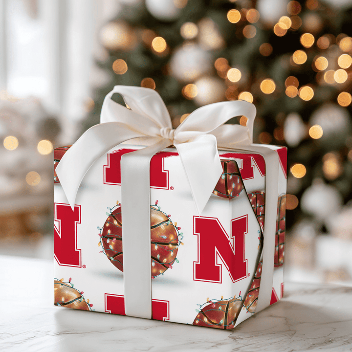 Holiday Hoops Huskers - Wrapping Paper - Aspen & Arlo