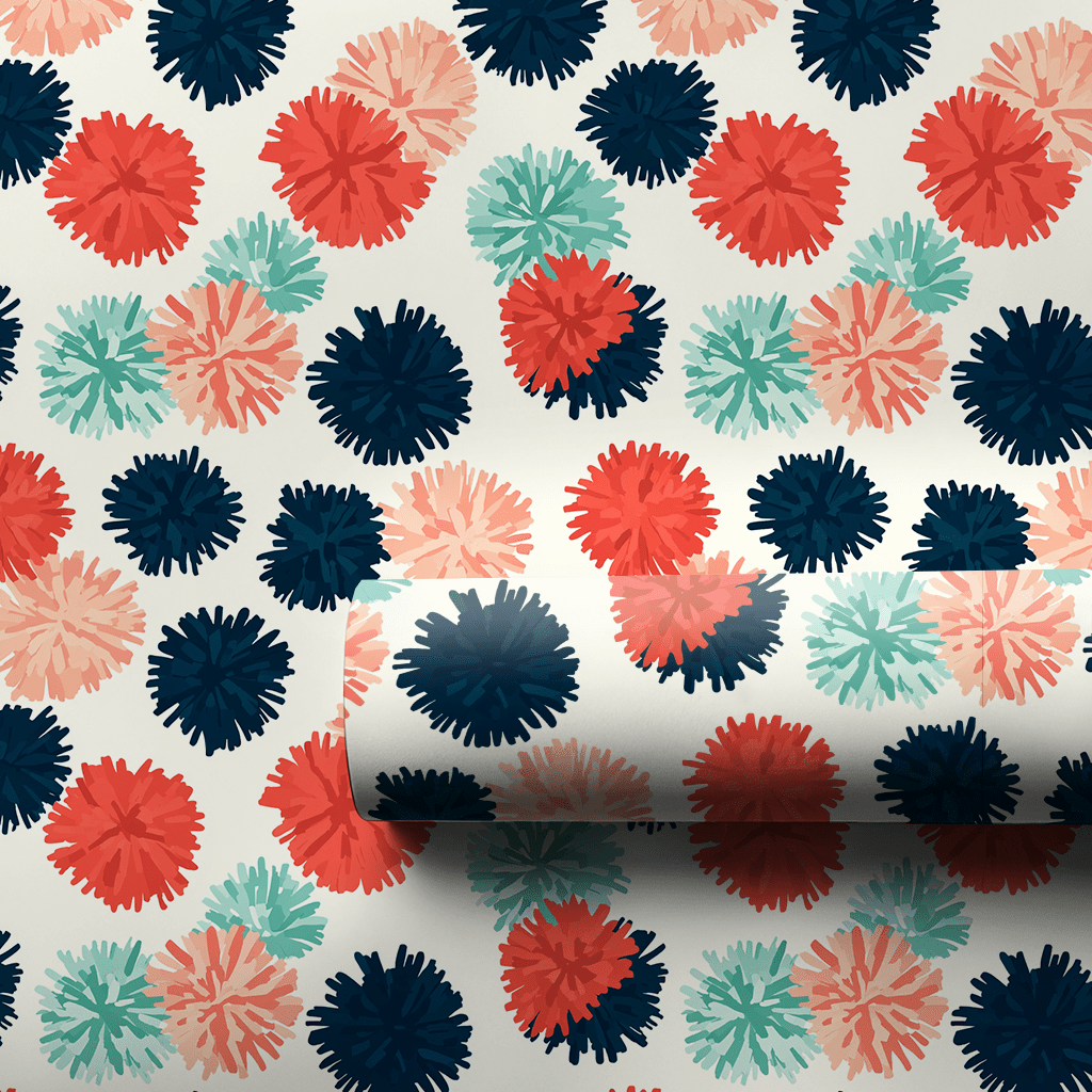 Pom Pom Parade - Wrapping Paper - Aspen & Arlo