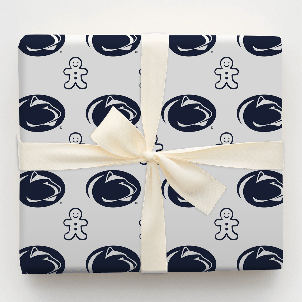 Penn State Gingerbread - Wrapping Paper - Aspen & Arlo