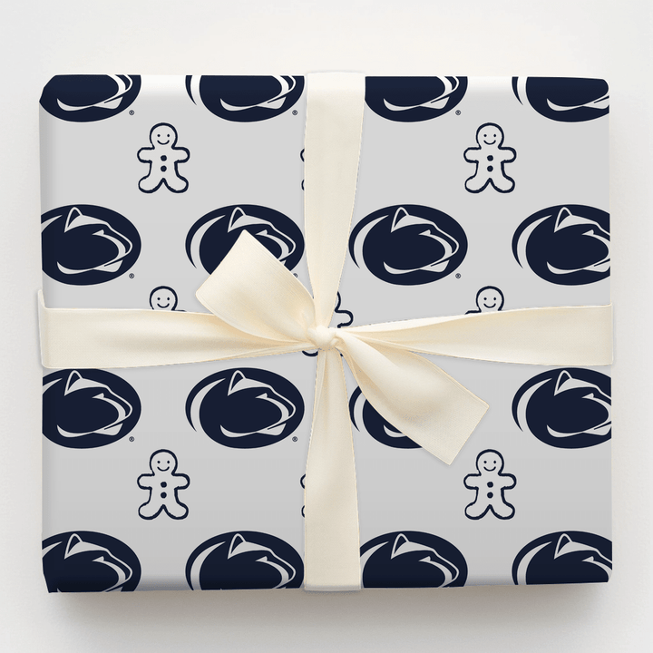 Penn State Gingerbread - Wrapping Paper - Aspen & Arlo