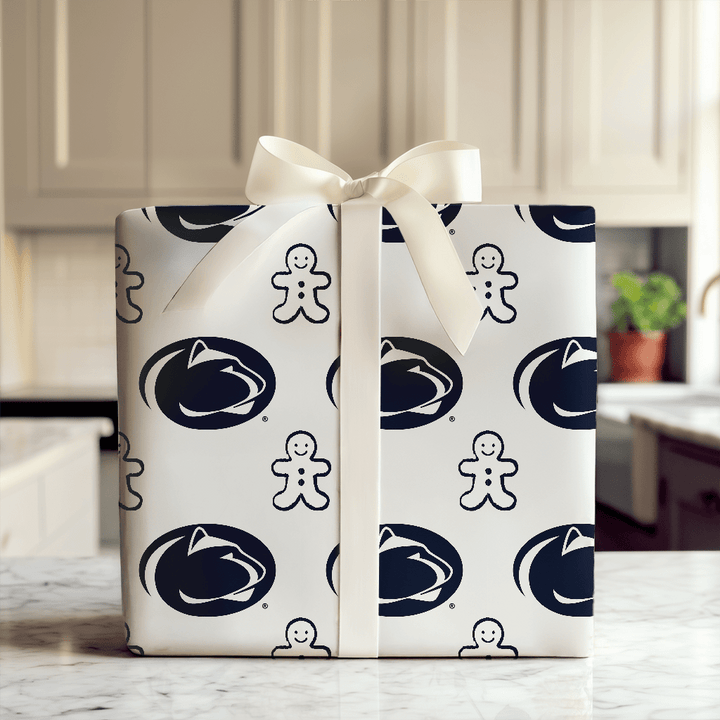Penn State Gingerbread - Wrapping Paper - Aspen & Arlo