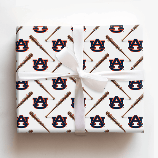 Auburn Holiday Sluggers - Wrapping Paper - Aspen & Arlo