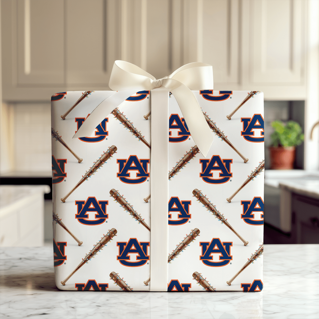 Auburn Holiday Sluggers - Wrapping Paper - Aspen & Arlo