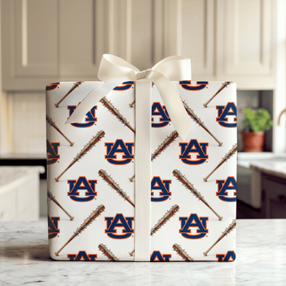 Auburn Holiday Sluggers - Wrapping Paper - Aspen & Arlo