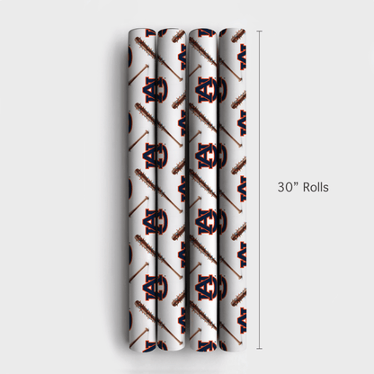 Auburn Holiday Sluggers - Wrapping Paper - Aspen & Arlo