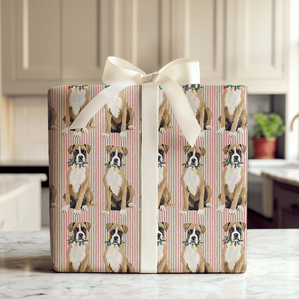 Merry & Bright Boxers - Wrapping Paper - Aspen & Arlo
