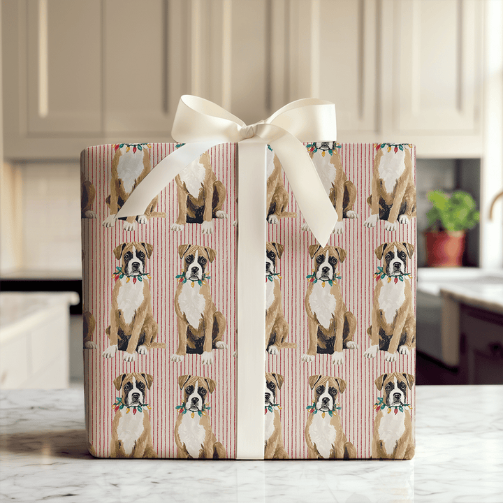Merry & Bright Boxers - Wrapping Paper - Aspen & Arlo